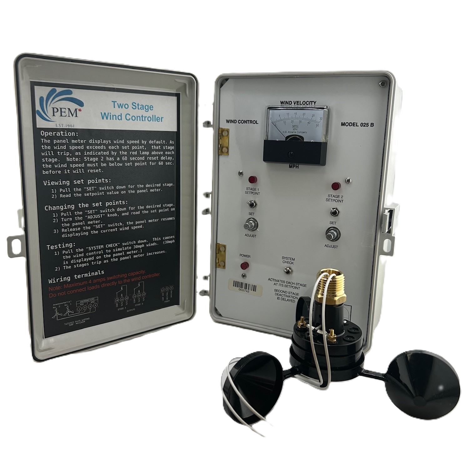 PEM Q120 Dual stage wind control